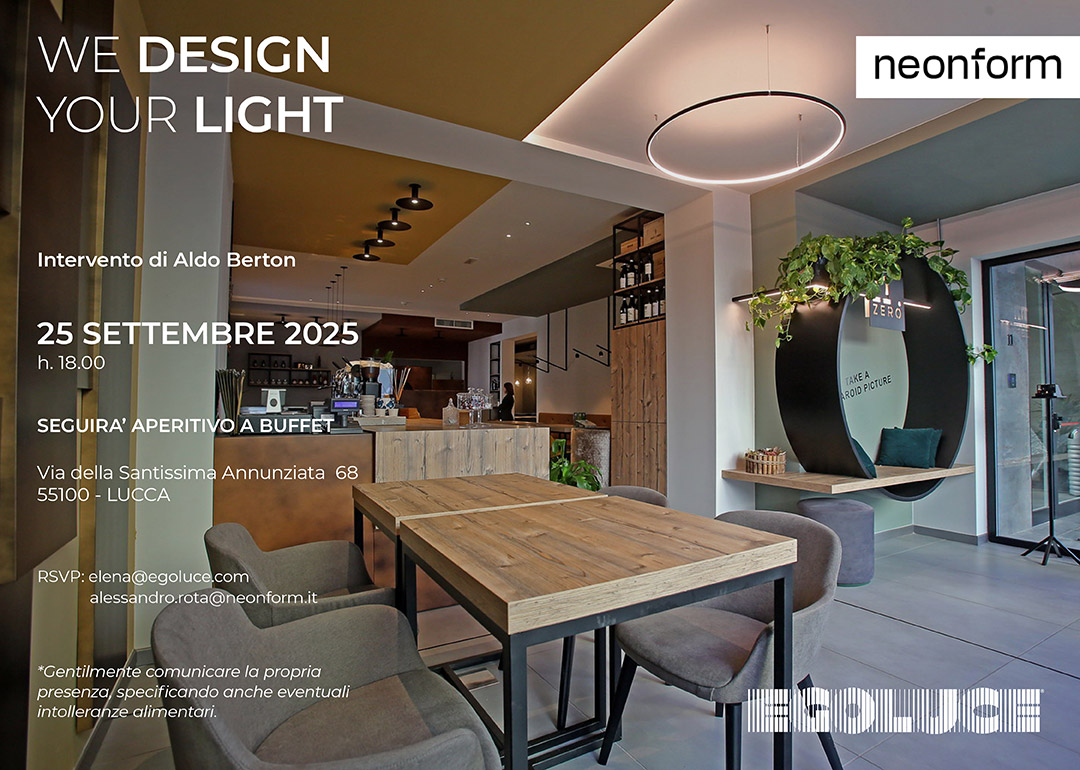 Egoluce incontra gli architetti da Neonform